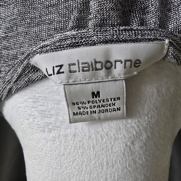 Liz Claiborne Silver V-Neck Top - Picture 6 of 6